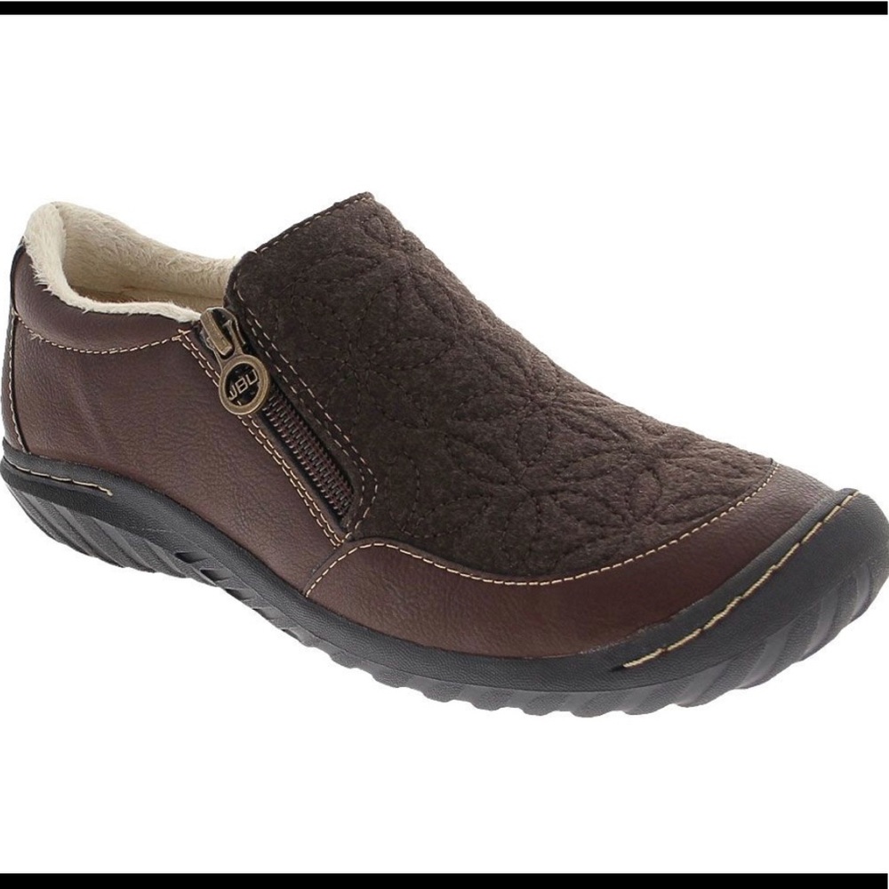 JBU by Jambu Women's Crimson Oxford Flat, Brown, 8
